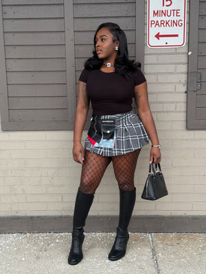 Patchwork Skort